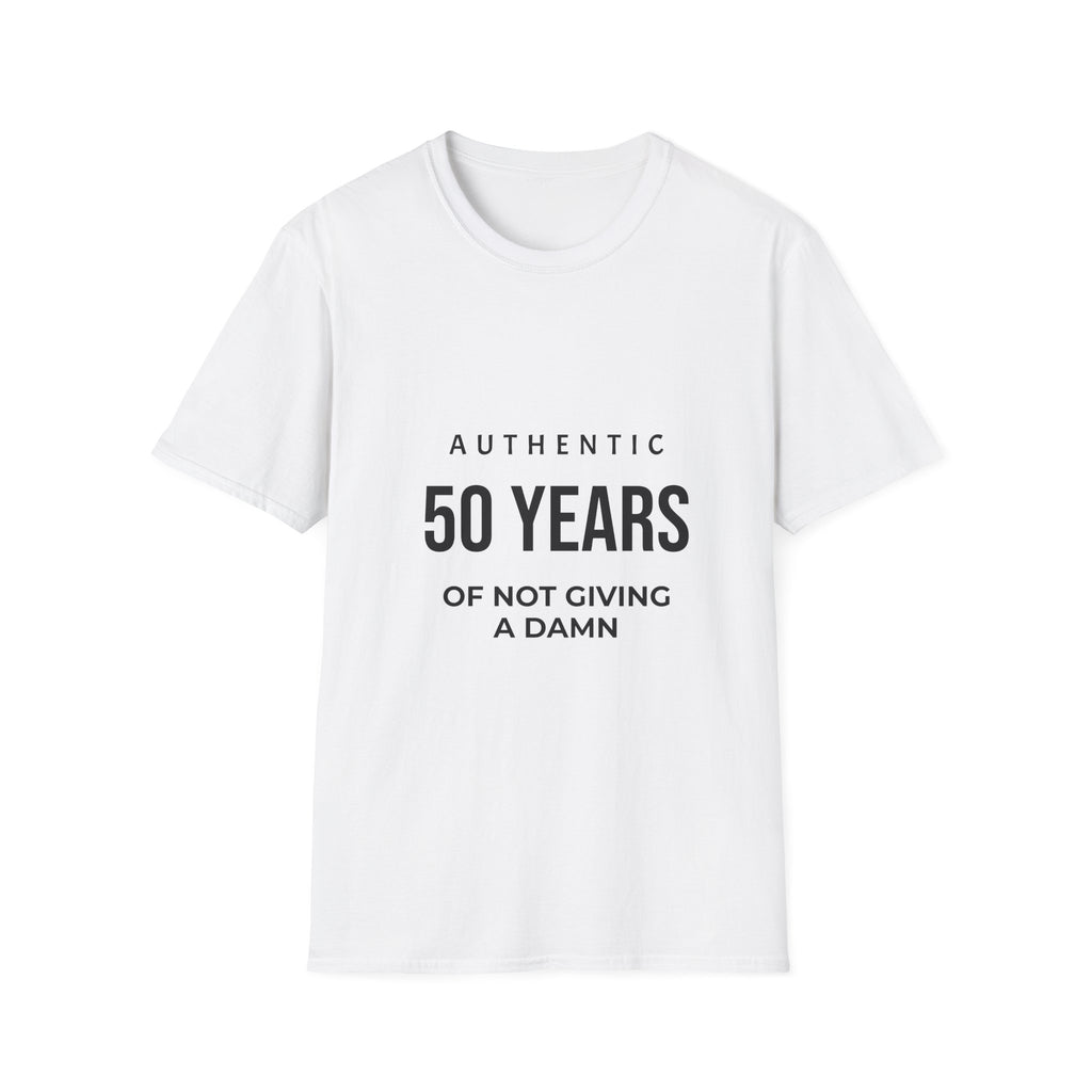 50 Years of Not Giving a Damn T-Shirt — Funny 50th Birthday Tee